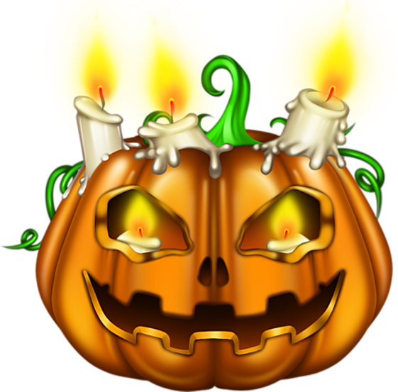 Transparent Jackolantern Candy Pumpkin Pumpkin Calabaza for Halloween
