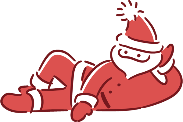 Transparent christmas Santa claus Cartoon Christmas for santa for Christmas