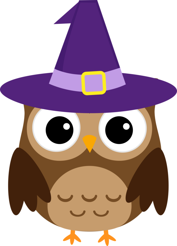 Transparent Halloween Website Blog Owl Purple for Halloween