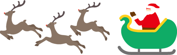 Transparent christmas Deer Reindeer Tail for santa for Christmas