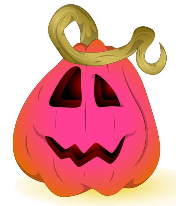 Transparent Jackolantern Pumpkin Halloween Food Calabaza for Halloween