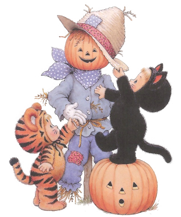 Transparent Halloween Scarecrow Drawing Pumpkin for Halloween
