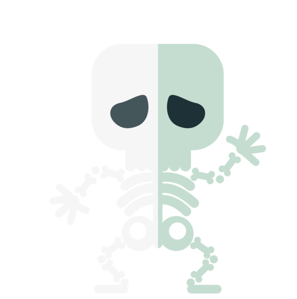 Transparent Ghost Halloween Cartoon Square Text for Halloween