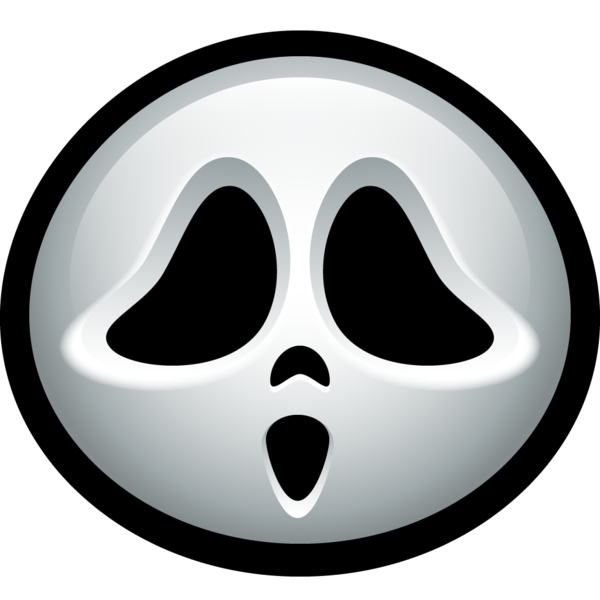 Transparent Ghostface Michael Myers Ghost Face Snout for Halloween