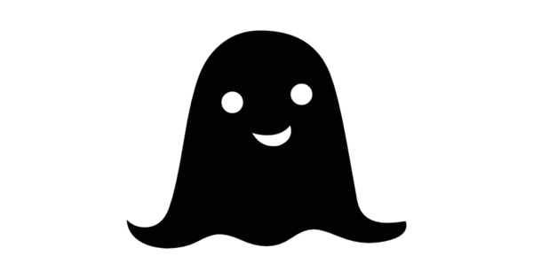 Transparent Ghost Festival Halloween Black Silhouette for Halloween
