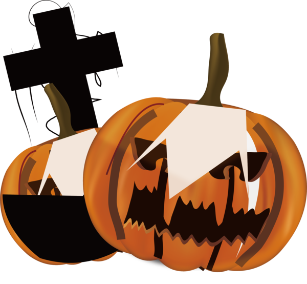 Transparent Jackolantern Calabaza Pumpkin Halloween for Halloween