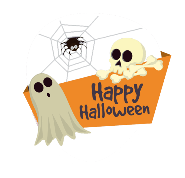 Transparent Halloween 2018 Ghost Logo for Halloween