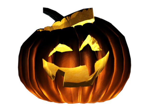 Transparent Jacko Lantern Pumpkin Halloween Gourd Calabaza for Halloween