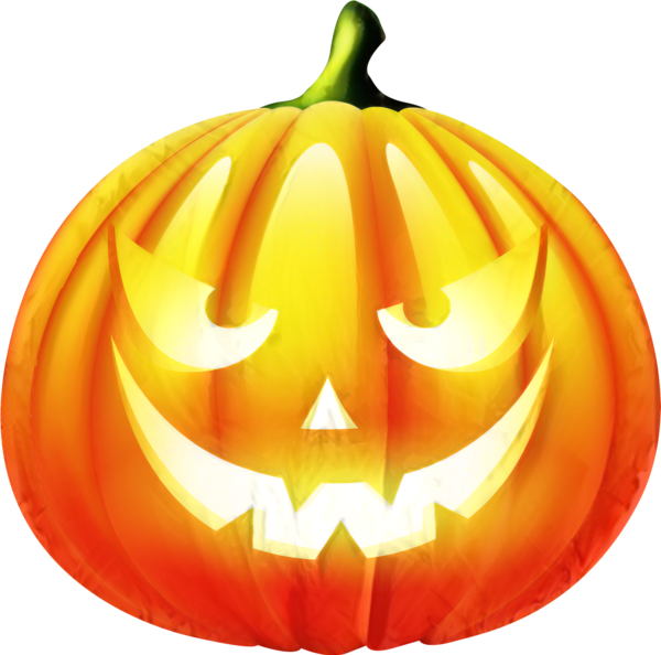 Transparent Pumpkin Jackolantern Pumpkin Pie Calabaza Orange for Halloween