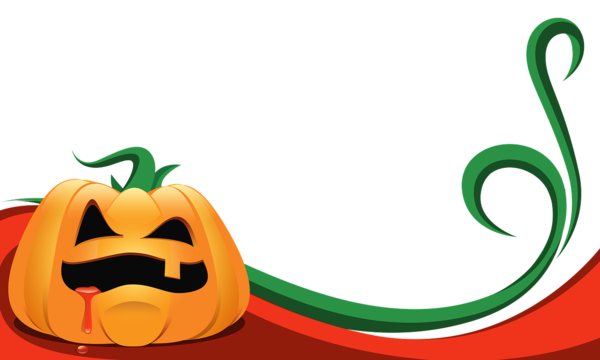Transparent Halloween Pumpkin Jackolantern Fruit Orange for Halloween