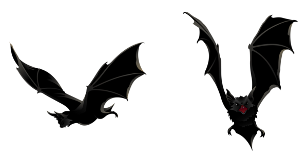 Transparent Halloween Baseball Bats Horror Fiction Bat Font for Halloween