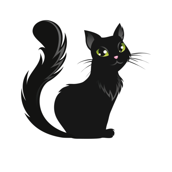 Transparent Cat Black Cat Halloween Paw Whiskers for Halloween