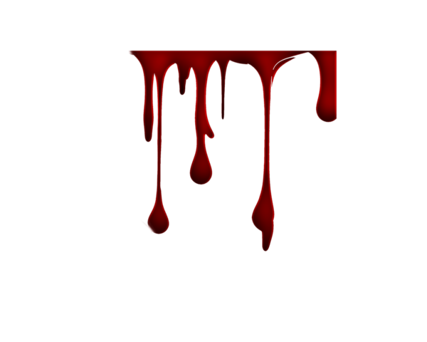 Transparent Tattoo Halloween Blood Text Design for Halloween