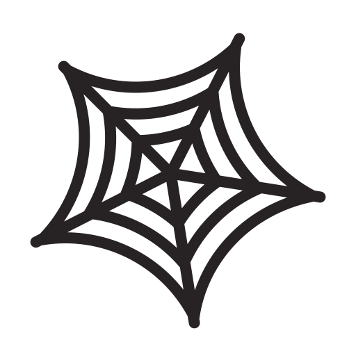 Transparent Spider Spider Web Halloween Leaf Symmetry for Halloween