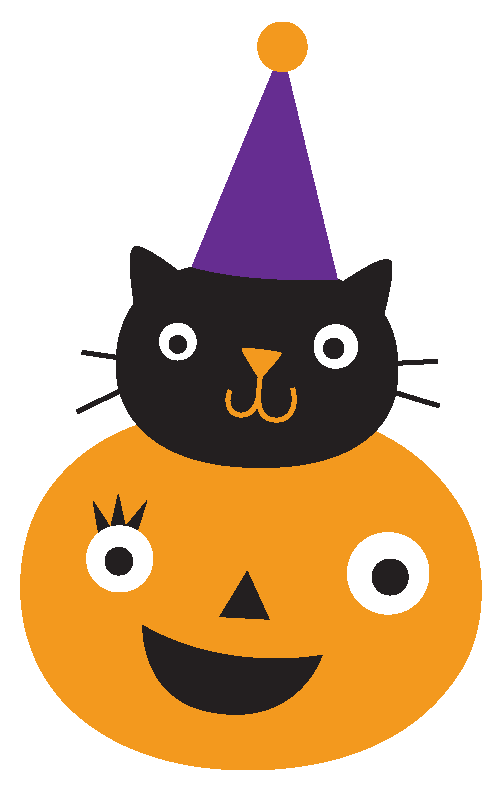 Transparent Halloween Cat Party Black Cat for Halloween