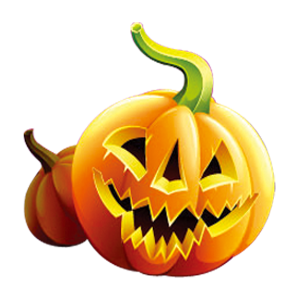 Transparent Halloween Android Jackolantern Gourd Winter Squash for Halloween