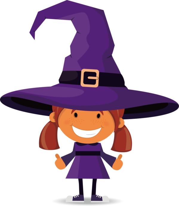 Transparent Trickortreating Halloween Clothing Purple Headgear for Halloween