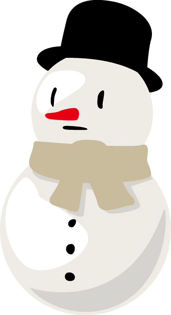 Transparent christmas Snowman Cartoon Nose for snowman for Christmas