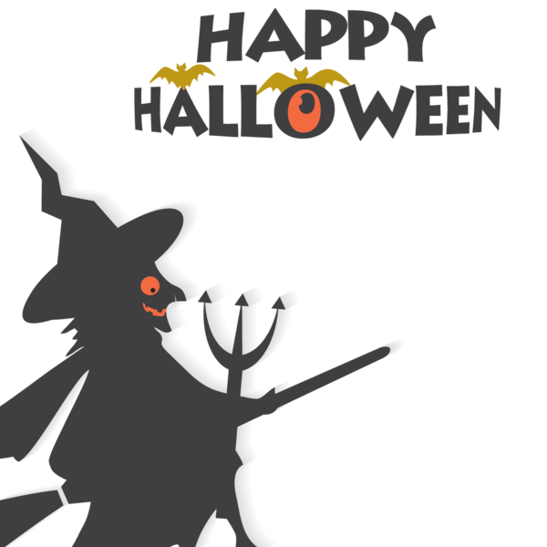 Transparent Halloween Pumpkin Halloween Card Recreation Line for Halloween
