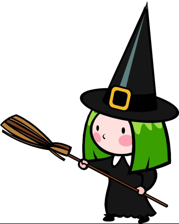 Transparent Witchcraft Witch Next Door Halloween Headgear Hat for Halloween