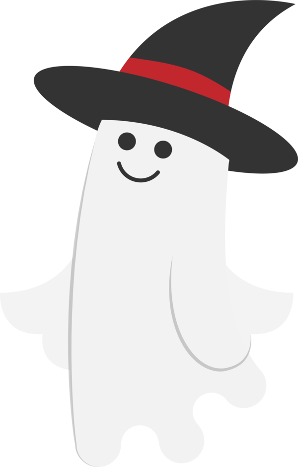 Transparent White Ghost Halloween Snowman Headgear for Christmas