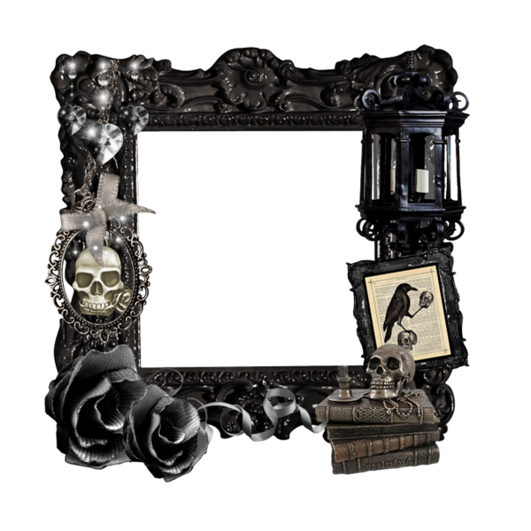 Transparent Splice Android Halloween Picture Frame Metal for Halloween