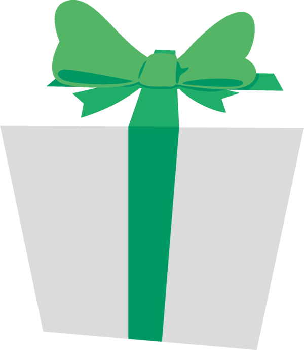 Transparent christmas Green Ribbon Gift wrapping for christmas gift for Christmas