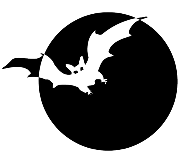 Transparent Halloween Silhouette Drawing Black And White for Halloween