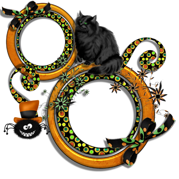 Transparent Halloween Scrapbooking Trickortreating Circle for Halloween