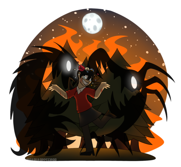 Transparent Fan Art Cartoon Character Halloween Pumpkin for Halloween