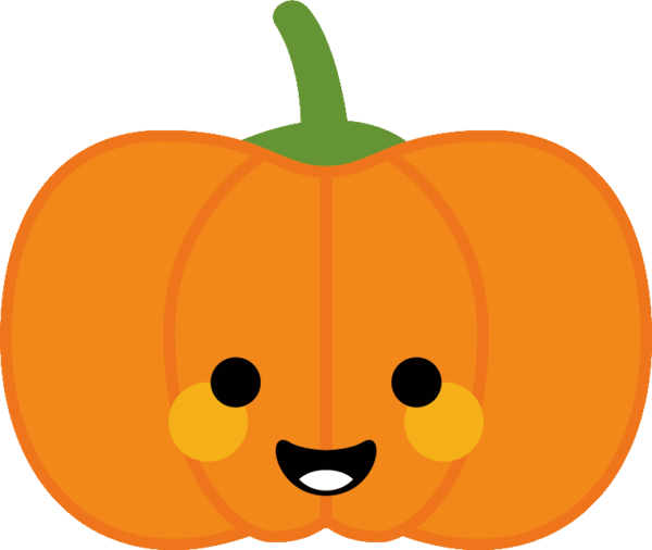 Transparent Vegetarian Cuisine Pumpkin Fruit Calabaza Orange for Halloween