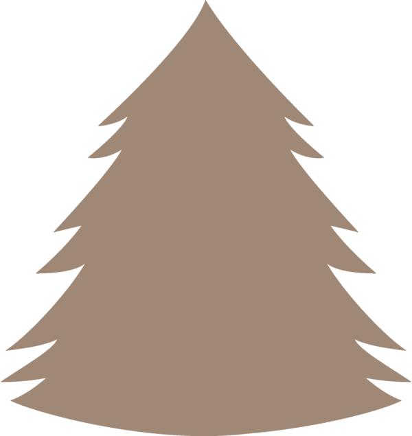 Transparent christmas Tree oregon pine Brown for christmas tree for Christmas