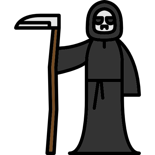 Transparent Light Share Icon Horror Recreation Black And White for Halloween