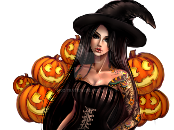 Transparent Artist Character Computer Halloween Pumpkin for Halloween