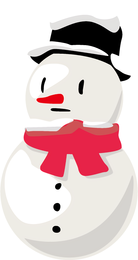 Transparent christmas Snowman Cartoon Smile for snowman for Christmas