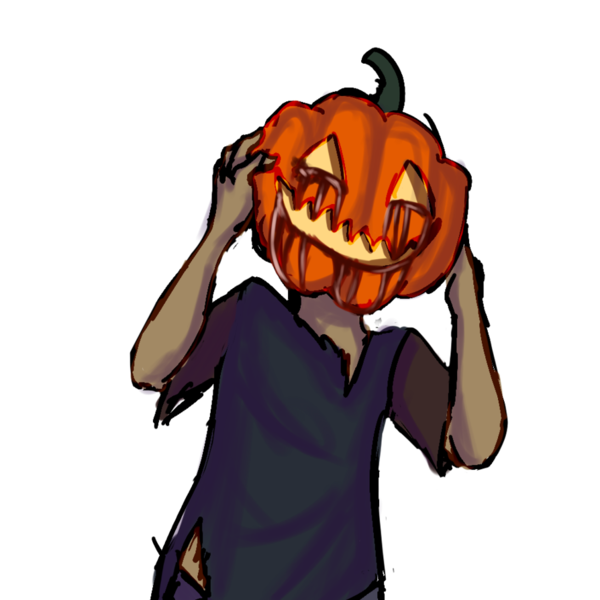 Transparent Halloween Pumpkin Headgear Face Cartoon for Halloween