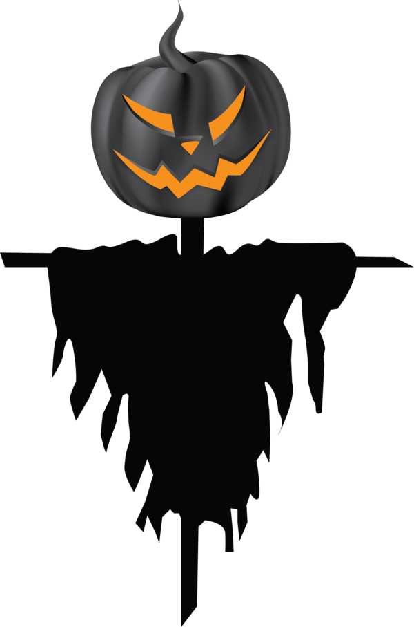 Transparent Calabaza Halloween Pumpkin Silhouette Symbol for Halloween