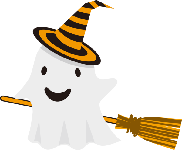 Transparent Halloween Ghost Festival Yellow Line for Halloween