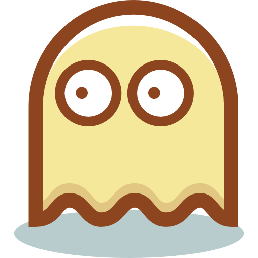 Transparent Ghost Android App Store Emoticon Area for Halloween