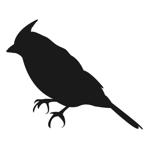 Transparent Bird Silhouette Chickadee Wildlife for Halloween