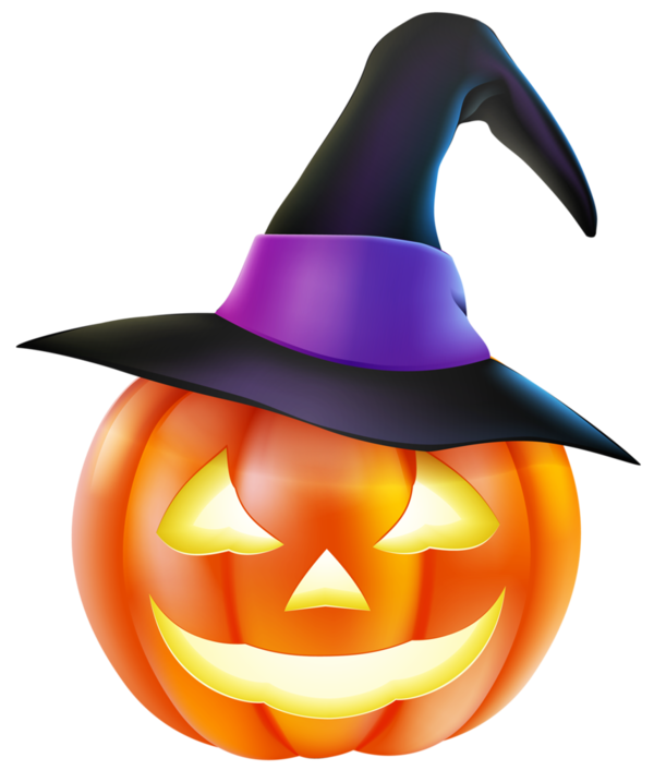 Transparent Halloween Pumpkin Jacko Lantern Calabaza for Halloween