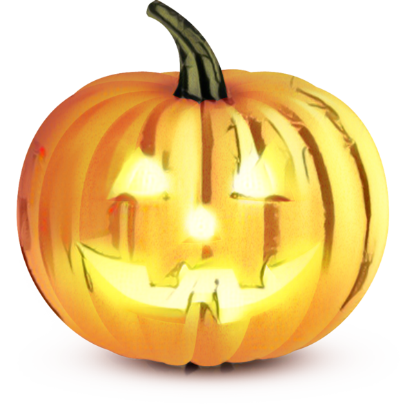 Transparent Jackolantern Halloween Pumpkin Calabaza for Halloween