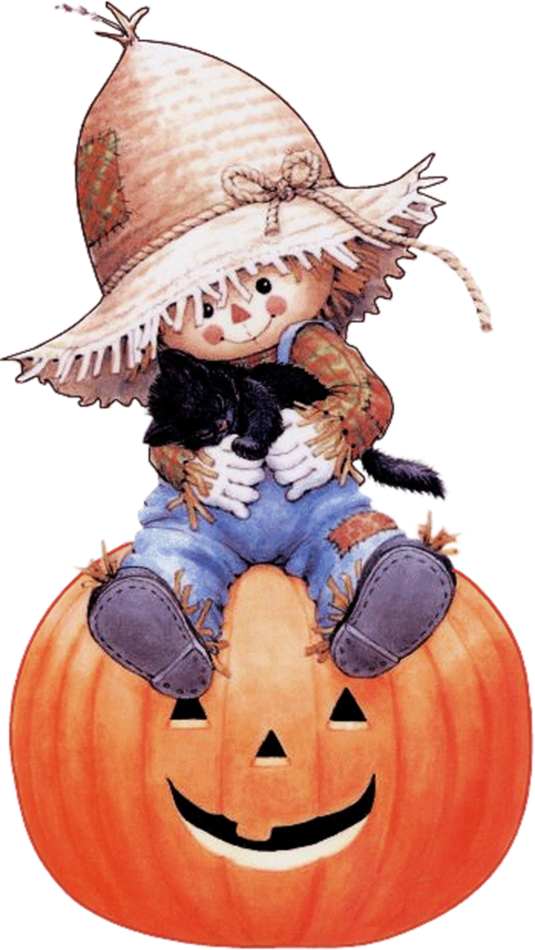 Transparent Halloween Drawing Child Calabaza for Halloween
