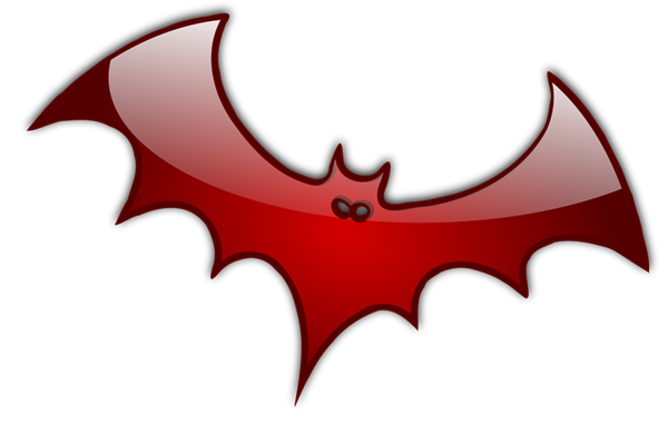 Transparent Bat Halloween Vampire Bat Tree Red for Halloween