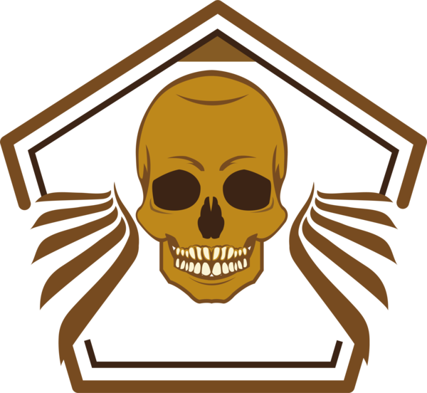 Transparent Skeleton Pentagon Gratis Skull Symbol for Halloween
