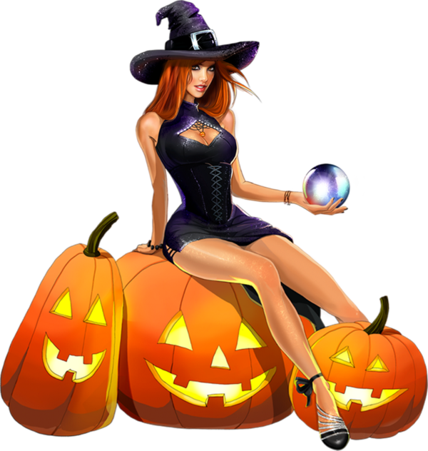Transparent Witch Youtube Witchcraft Pumpkin Halloween for Halloween
