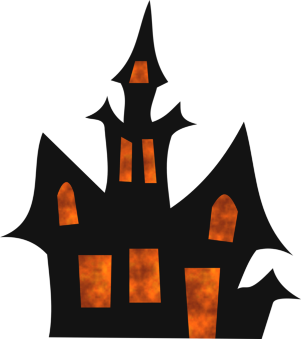 Transparent House Haunted House Ghost Halloween Tree for Halloween