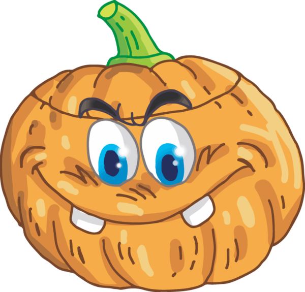 Transparent Jackolantern Pumpkin Halloween Gourd Winter Squash for Halloween