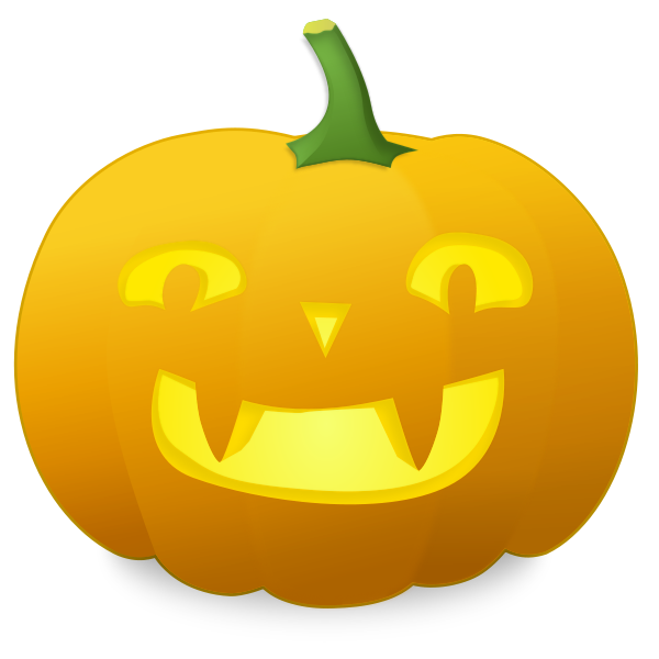 Transparent Jackolantern Halloween Lantern Yellow Pumpkin for Halloween