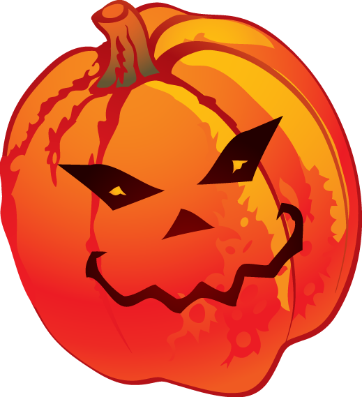 Transparent Pumpkin Halloween Jack Skellington Orange for Halloween